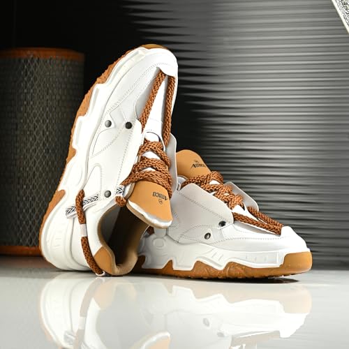 Amico Sports Running Shoes For Men Outdoors Tan,10 UK - Image 2