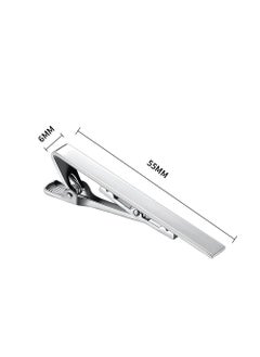 Generic New Stainless Steel Tie Clip for Men Polished Mirror Finish Copper plated platinum 