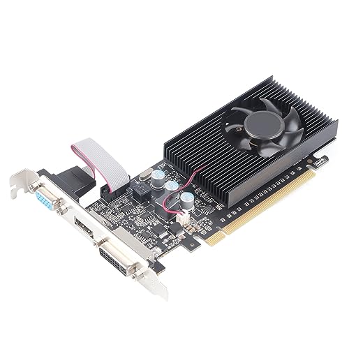 Naroote Low Gpu Computer Video Card Graphics Card,Graphics Card 589MHz 1000MHz 2560x1600 Gaming Graphics Card for HD Multimedia Interface DVI VGA Interface (GT210 1GD3 64BIT) - Image 1