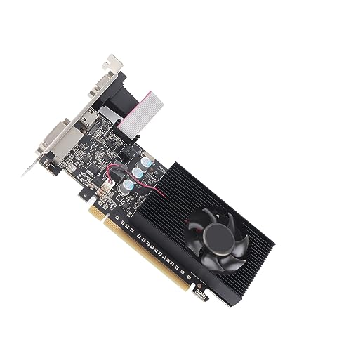 Naroote Low Gpu Computer Video Card Graphics Card,Graphics Card 589MHz 1000MHz 2560x1600 Gaming Graphics Card for HD Multimedia Interface DVI VGA Interface (GT210 1GD3 64BIT) - Image 3