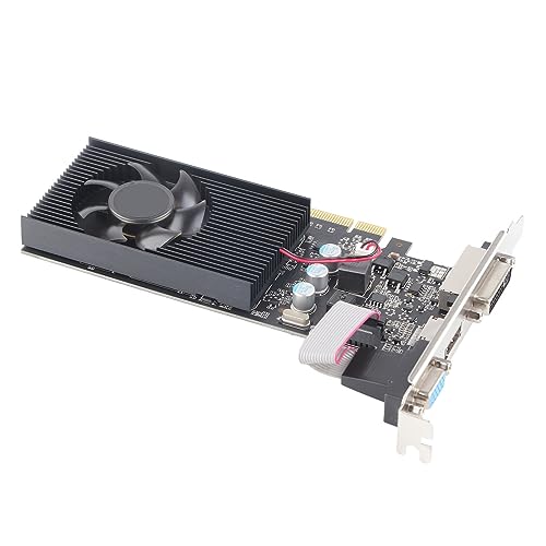 Naroote Low Gpu Computer Video Card Graphics Card,Graphics Card 589MHz 1000MHz 2560x1600 Gaming Graphics Card for HD Multimedia Interface DVI VGA Interface (GT210 1GD3 64BIT) - Image 2