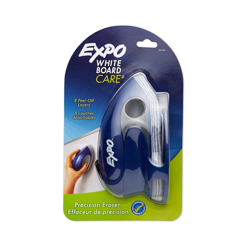 EXPO Precision-Point White Board Eraser, Peel-Off Layers - Image 1