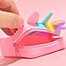 Tirdkid Valentines Day Gifts for Kids Pop Purse Rainbow Unicorn Purse Bag for Women Fashion Pop Purse Push Bubbles Fashion Fidgets Rainbow Unicorn Purse Wallet Ladies Bag Silica Dimple Crossbody Bags - Image 2