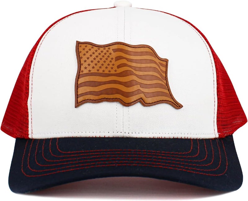 KBETHOSA Flag USA America Military Thin Blue Line Thin Red Line Vintage Distressed Baseball Cap Dad Hat Unisex Adjustable - Image 1