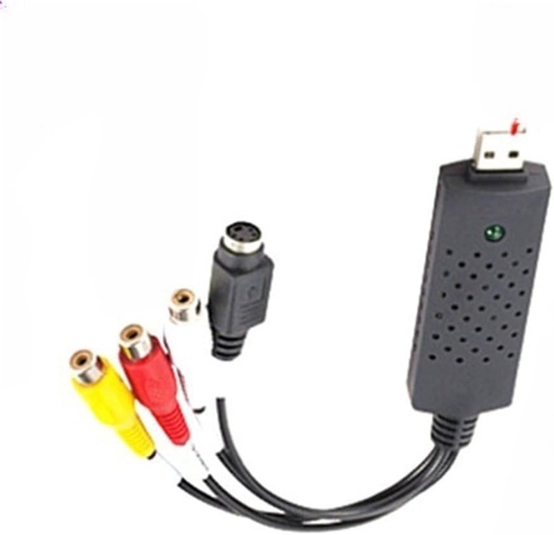 لجهاز التقاط الفيديو عبر USB، محول الصوت والفيديو، قابل للتطبيق على RCA إلى USB، تحويل VHS وMini DV وVCR وHi8 وDVD إلى رقمي