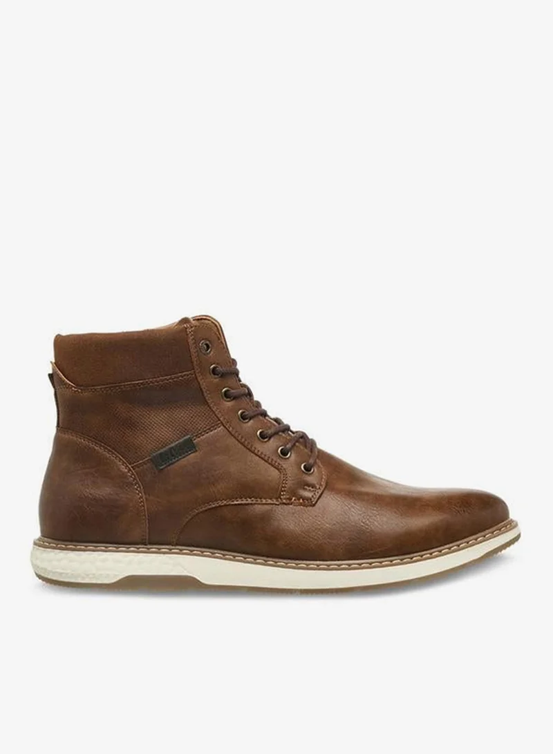 Men Lace-Up Ankle Boots