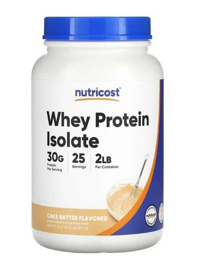 Nutricost Whey Protein Isolate Cake Batter 2 Lb 907 G - Image 1