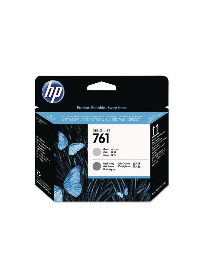 HP 761 Gray/Dark Gray DesignJet Printhead Gray/DarkGray
