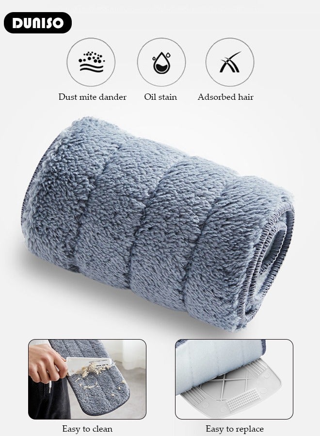 DUNISO Microfiber Spray Mop with 3 Reusable Pads and 350ML Refillable Bottle, Water Spray Mop with Sprayer, 360 Degree Spin Mop Suitable for Hardwood, Marble, Tile, Laminate, or Ceramic Floors - Image 2