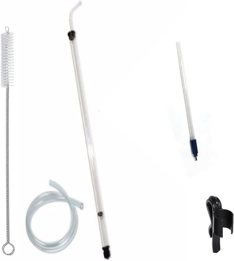 UbrewUsa Fermtech Regular Deluxe Siphoning Kit, Regular Auto - Siphon, 24" Pro Wine Bottle Filler, Clamp and Tubing and 30" Brush. - Image 1