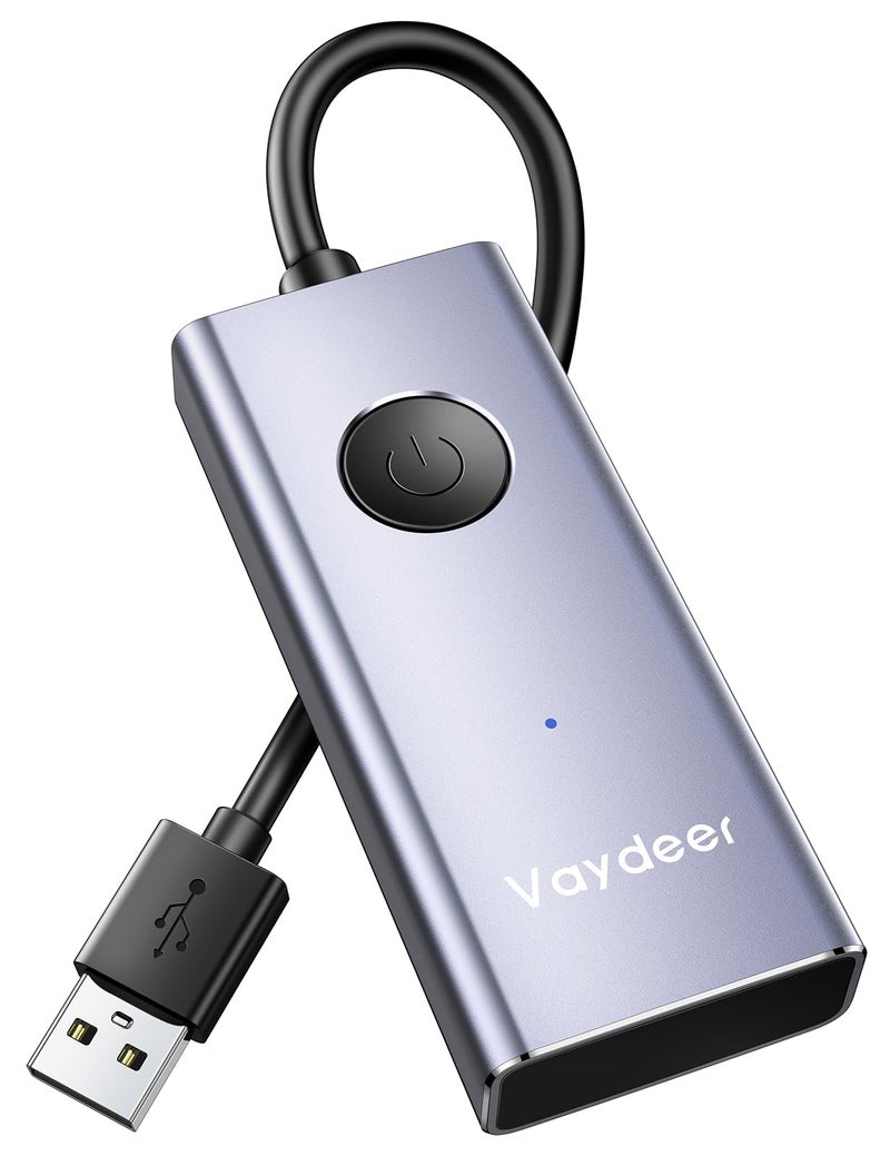 Vaydeer Metal USB Mouse Jiggler, S4 Mouse Mover with ON/Off Switch,Simulate Movement to Prevent The Computer from Entering Sleep Mode,Plug-and-Play,Driver-Free - Image 1