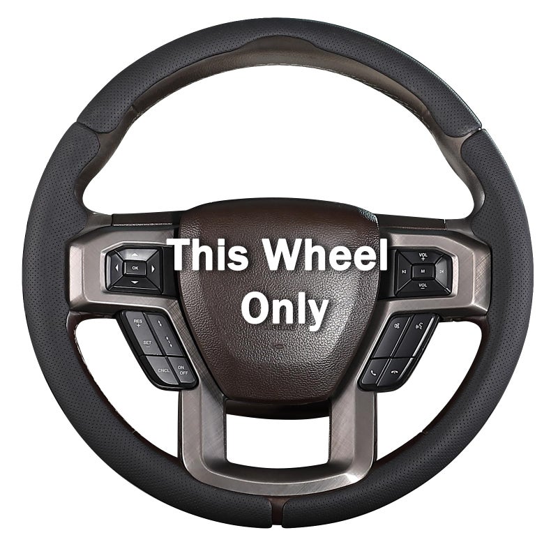 Aotoyou Steering Wheel Cover for Ford F150 20152020 F250 20172022 F350 20172022 F450 20172022 F550 20172022 Ford Expedition 20182021 Steering Wheel Protector for Ford Steering Wheel Accessories - Image 2