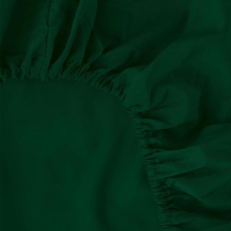 Ghooss Forest Green Full Sheets Extra Soft Bed Sheets Brushed Microfiber 1800 Sheets - Deep Pocket, Wrinkle & Fade Free - 4 Piece-Forest Green,Full - Image 3