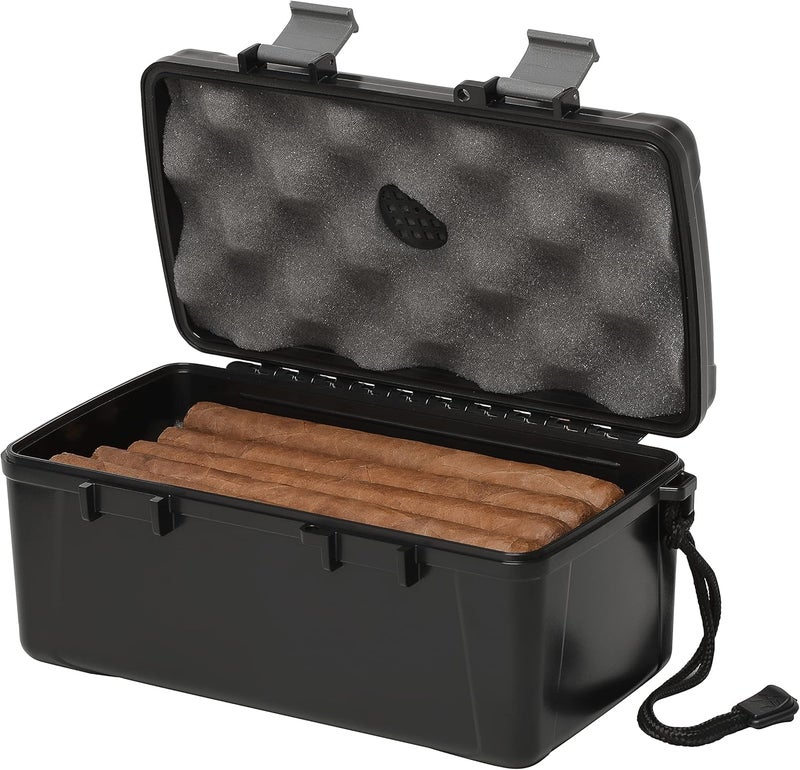 Xikar New Travel Humidor for 15 Cigars with Boveda - Durable and Airtight Cigar Storage - Image 4