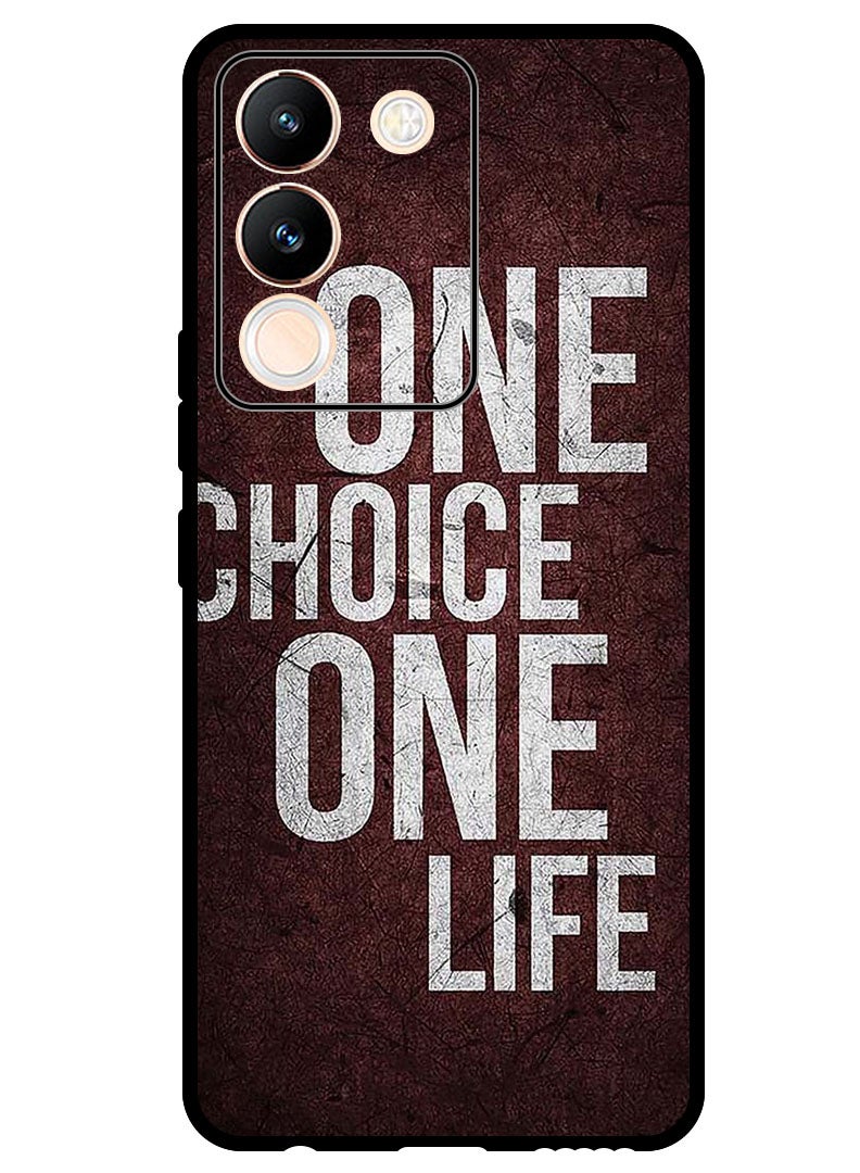 Theodor Protective Case Anti Scratch Shock Proof Bumper Cover For Vivo V29e One Choice One Life - Image 1