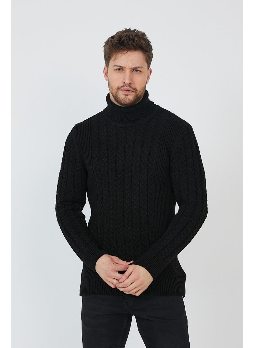 Cool Style Black Men's Knitted Patterned Turtleneck Knitwear SWEATER-TRZ8146R07M - pzsku/Z7996320ED5F47A1F1A3FZ/45/_/1731089481/f010553b-5ddc-4fa1-afa0-06f136b95aee