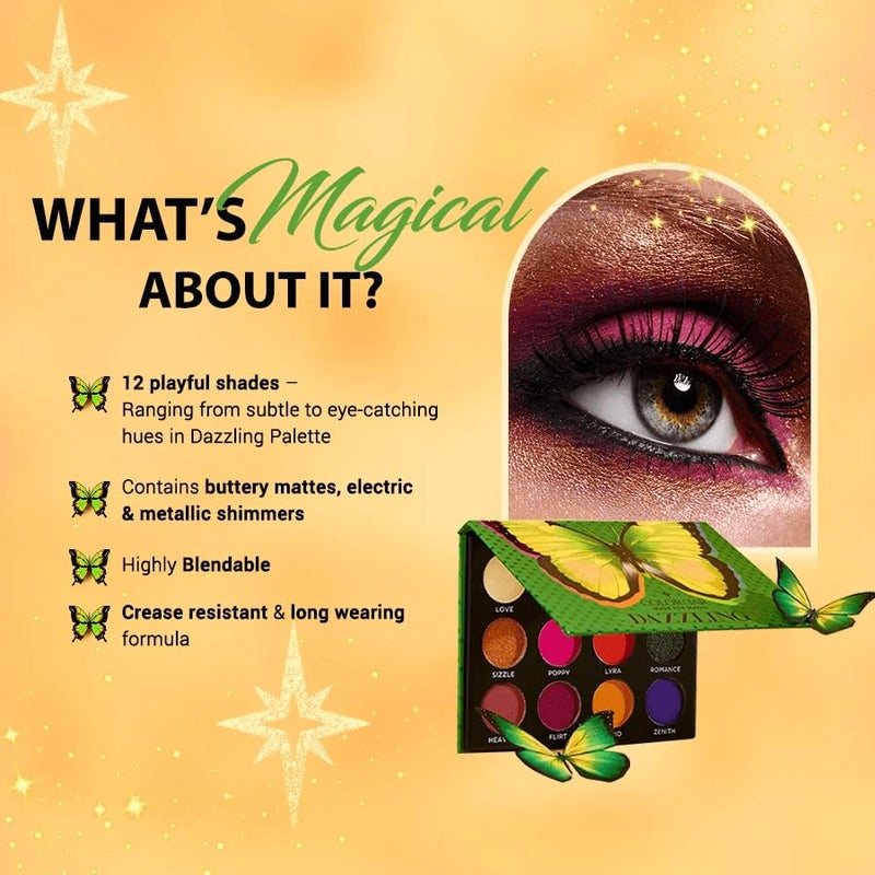 Colorbar Dazzling Matte Eyeshadow PaletteMulticolor - Image 4