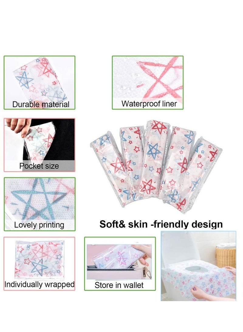 Zikra Disposable Toilet Seat Cover, 30Pcs Extra Large XL Potty Seat Covers, Waterproof Individually Wrapped, Portable Travel Toilet Seat Covers, for Public Toilets Adults Kids Toddler Potty Training - Image 4