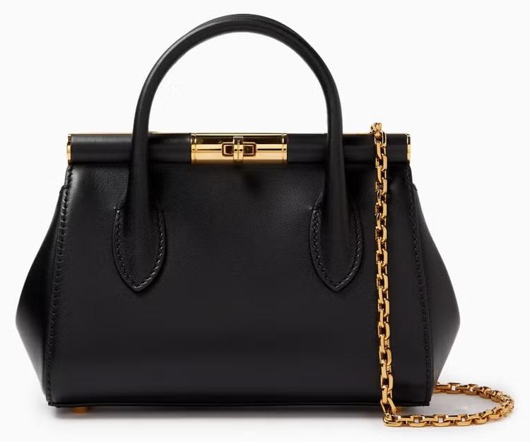 D&G Marlene Top-handle Bag, Women's Tote Bag, Women's Hand Bag, Women's Shoulder Bag, Women's Cross Body Bag, Women's Travel Bag, Black-24cm - Image 2
