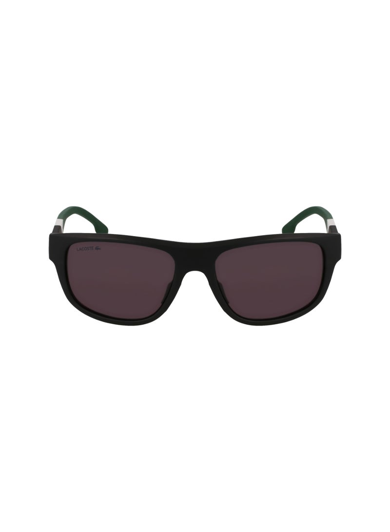 LACOSTE FULL RIM INJ-RUBBER INJECTED LACOSTE SUNS L6042S 5517 (002) MATTE BLACK/GREY - Image 2