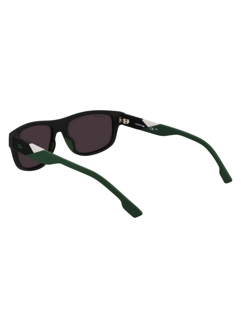 LACOSTE FULL RIM INJ-RUBBER INJECTED LACOSTE SUNS L6042S 5517 (002) MATTE BLACK/GREY - Image 5