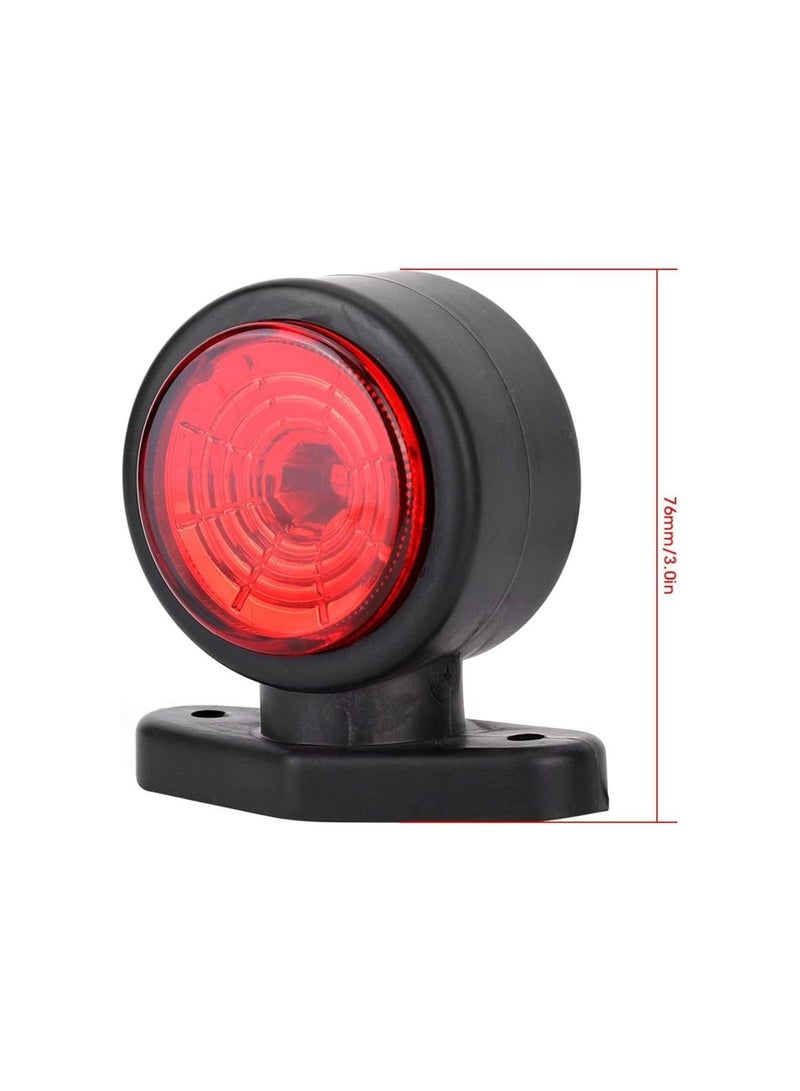 Loquat 6 pieces Side Marker Lights, LED Car Truck Side Marker Light Indicator Signal Lamp 12V24V - Image 5