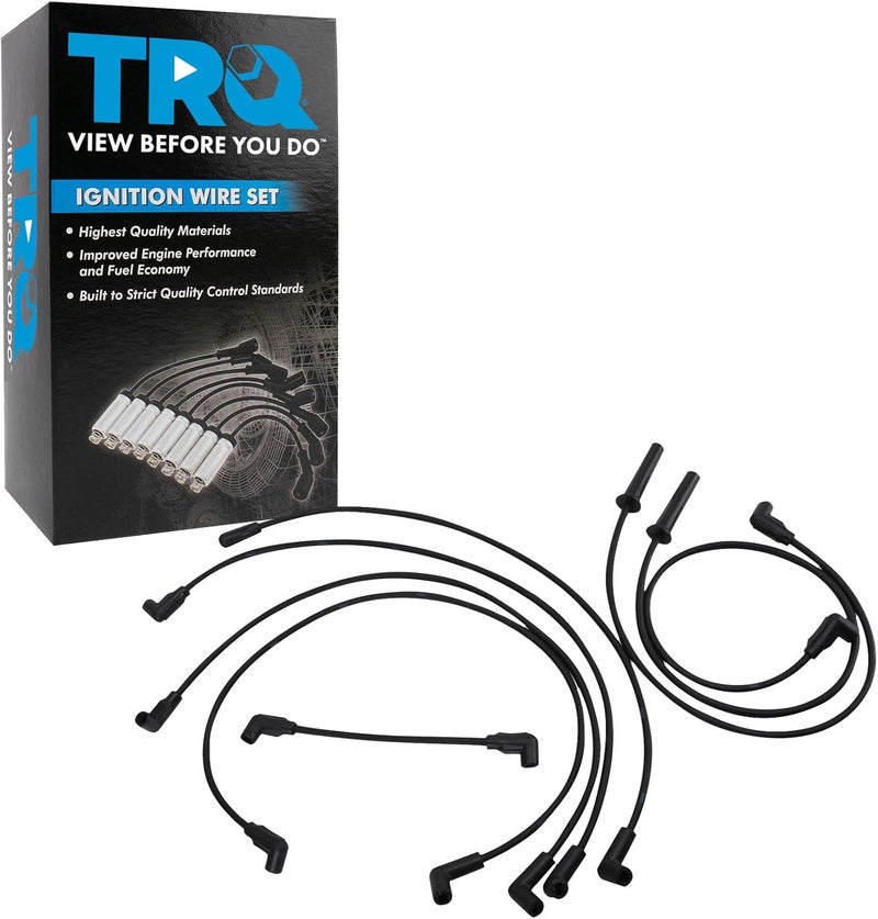 TRQ Spark Plug Wire Set Compatible with 1986-1991 Chevrolet 1986-1991 GMC - Image 1