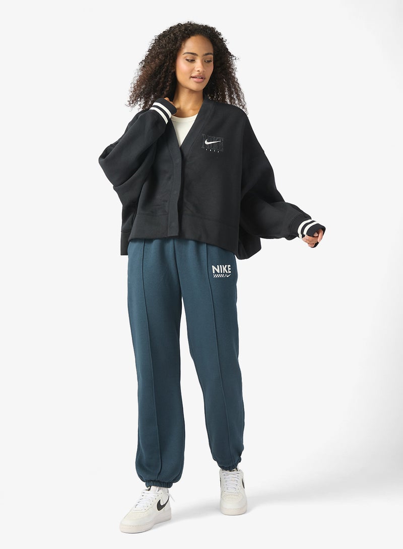 Nike Nsw Phoenix Fleece Oversized Cardigan - Image 4