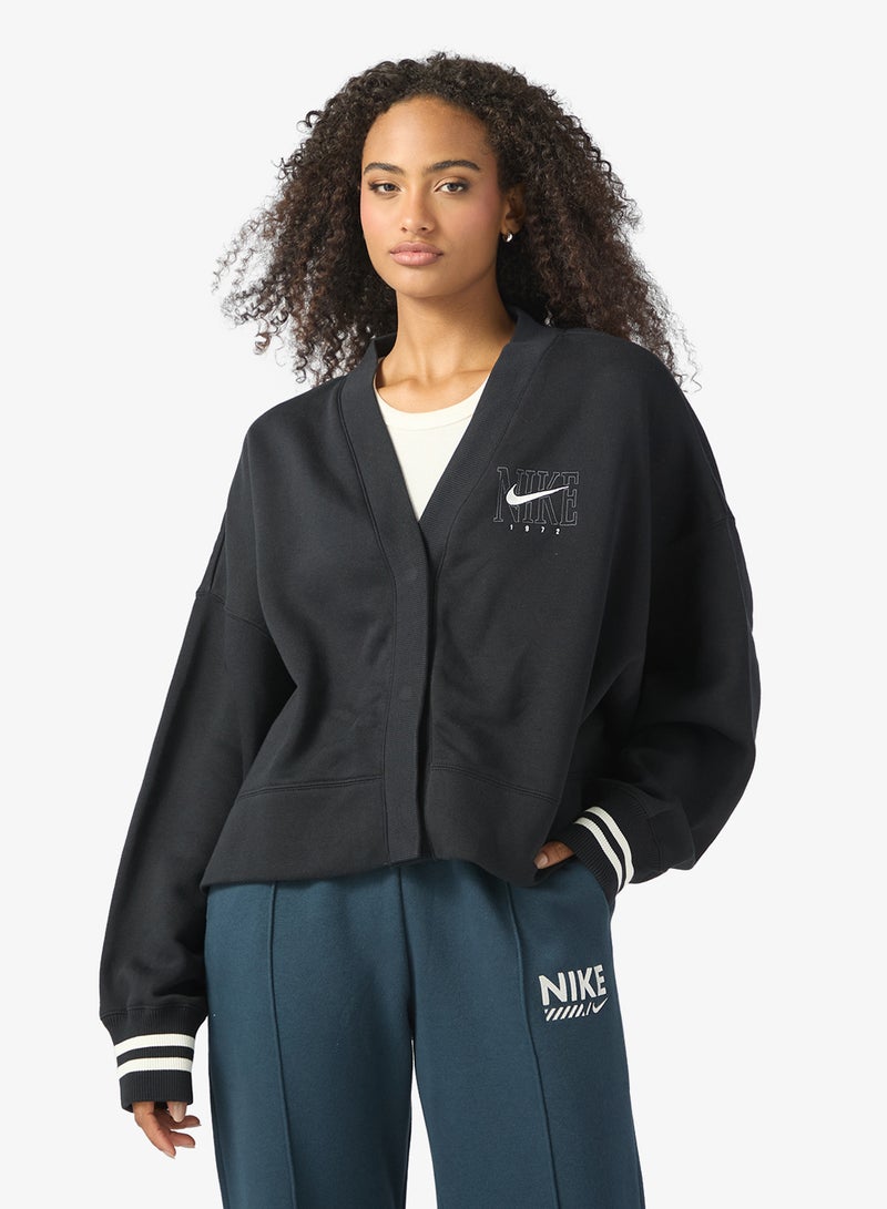 Nike Nsw Phoenix Fleece Oversized Cardigan - Image 1