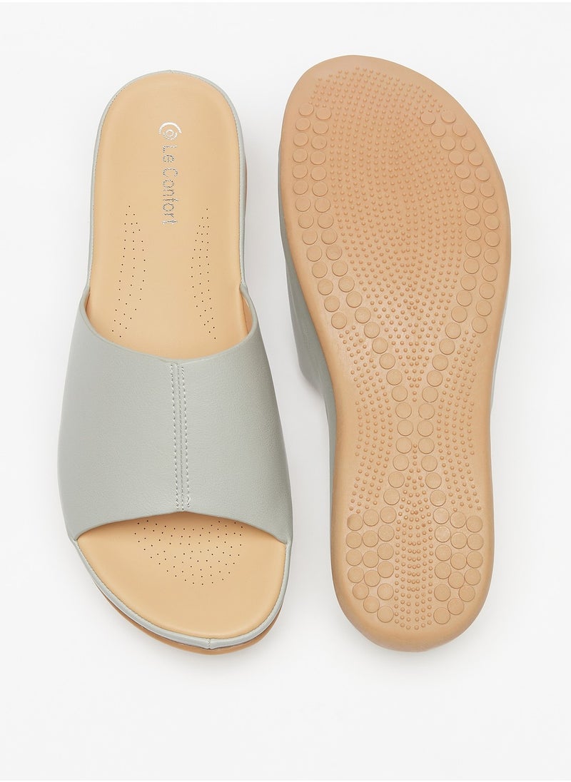 Le Confort - Womens Open Toe Slip On Sandals - Image 1
