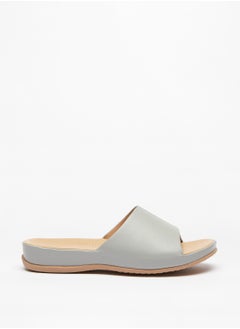 Womens Open Toe Slip On Sandals