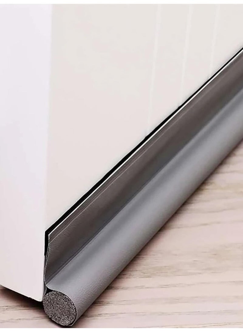 Door Bottom Stopper Stop Insects 8 x 96 x 3 cm Grey 1 piece - Image 2