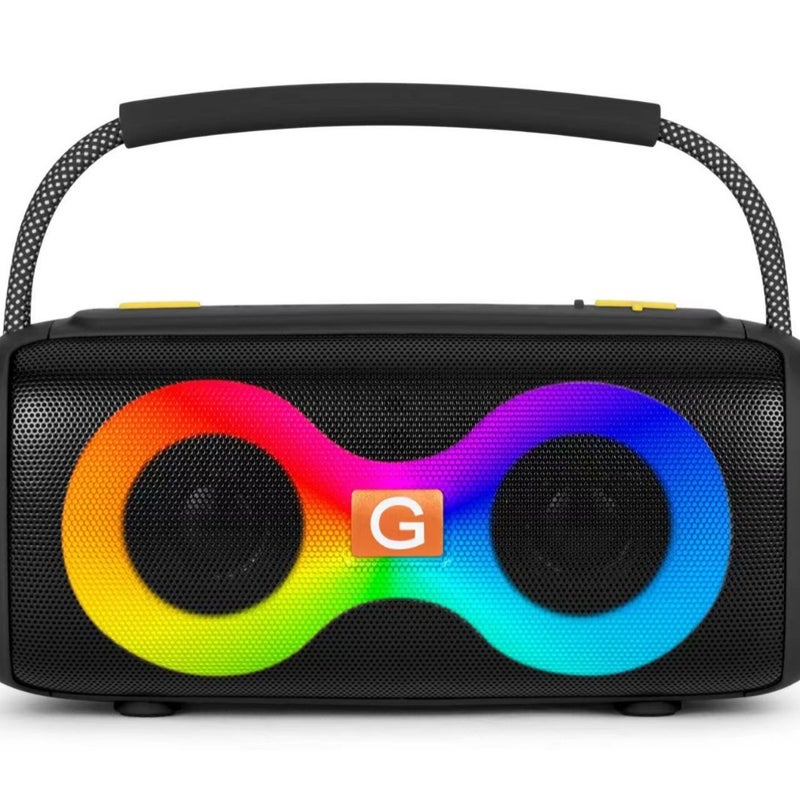 New Wireless Bluetooth Subwoofer Audio With Colorful Lights Outdoor Portable High Volume - Image 3