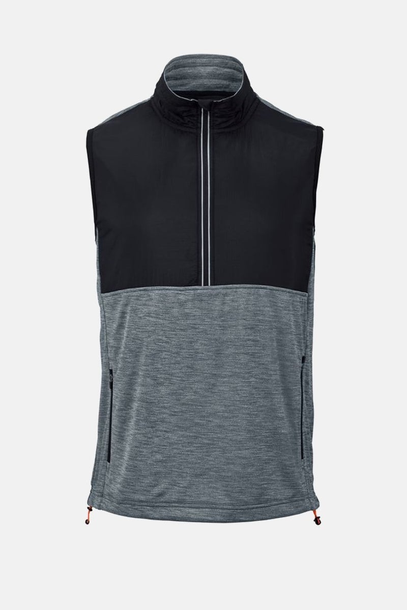 Tchibo سترة رياضية للرجال بتصميم ملون، أسود - Image 3