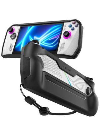 Rugged Armor for ASUS ROG Ally Case Protective TPU with Wrist Strap Shock Absorption Anti-Scratch Cover Protector Rog Ally (23) RC71L Accessories - Matte Black - pzsku/Z7996856E47215525737AZ/45/_/1711780725/8fb49b93-23d5-46c2-b7eb-441464544333