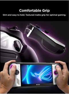 Spigen Rugged Armor for ASUS ROG Ally Case Protective TPU with Wrist Strap Shock Absorption Anti-Scratch Cover Protector Rog Ally (23) RC71L Accessories - Matte Black  - Image 5