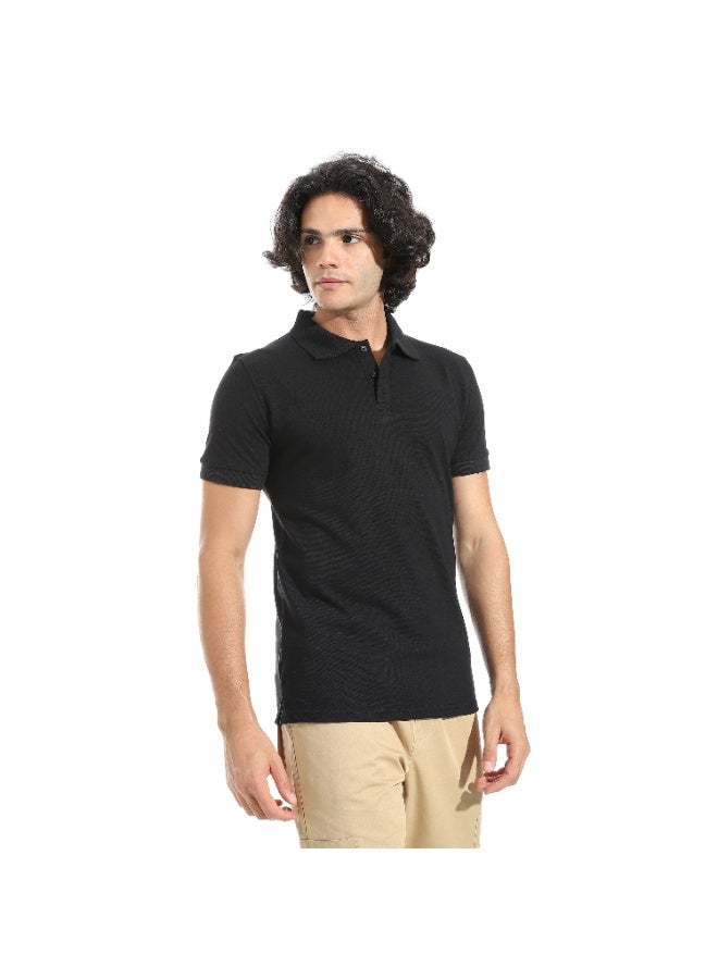 سيزار تيشرت بولو رجالي سادة بياقة - Image 5