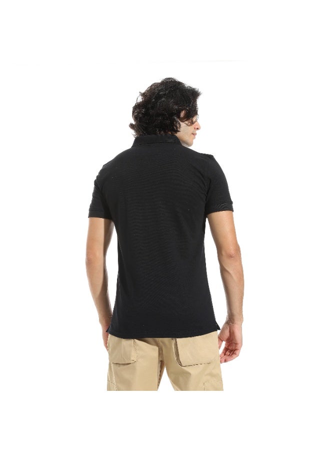 سيزار تيشرت بولو رجالي سادة بياقة - Image 4