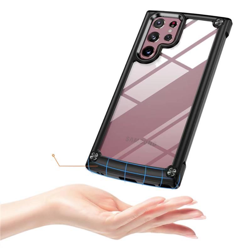 غطاء واقي | Lilac TPU+PC | حماية من السقوط | تغطية كاملة | مقاوم للصدمات لـ Samsung Galaxy S22 Ultra - Image 3