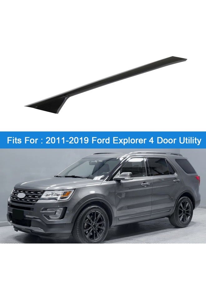 CARMOCAR Outer Windshield Pillar Trim Panel Molding Front Left (Driver Side) Replacement for 2011-2019 Ford Explorer 4 Door Utility Replaces BB5Z7803136AA BB5Z-7803145-AA BB5Z-7803137-AB 1 Pack - Image 3