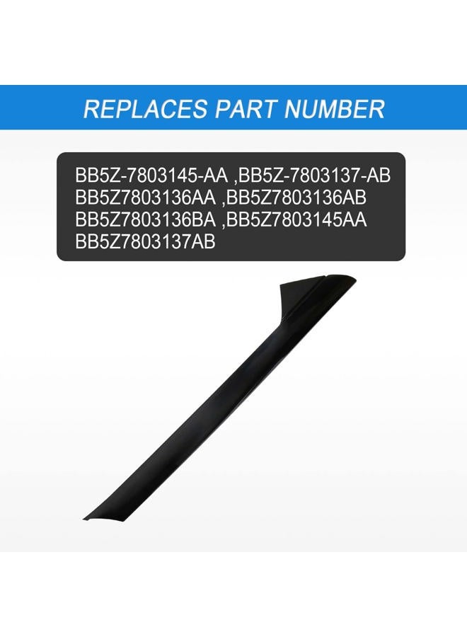 CARMOCAR Outer Windshield Pillar Trim Panel Molding Front Left (Driver Side) Replacement for 2011-2019 Ford Explorer 4 Door Utility Replaces BB5Z7803136AA BB5Z-7803145-AA BB5Z-7803137-AB 1 Pack - Image 4