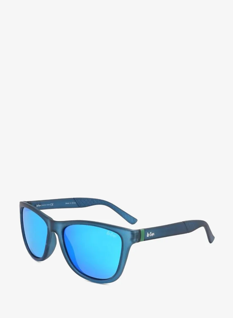 لي كوبر POLARIZED Sunglasses BLUE Frame BLUE REVO Mirror Lens 55mm  - LC1039C01