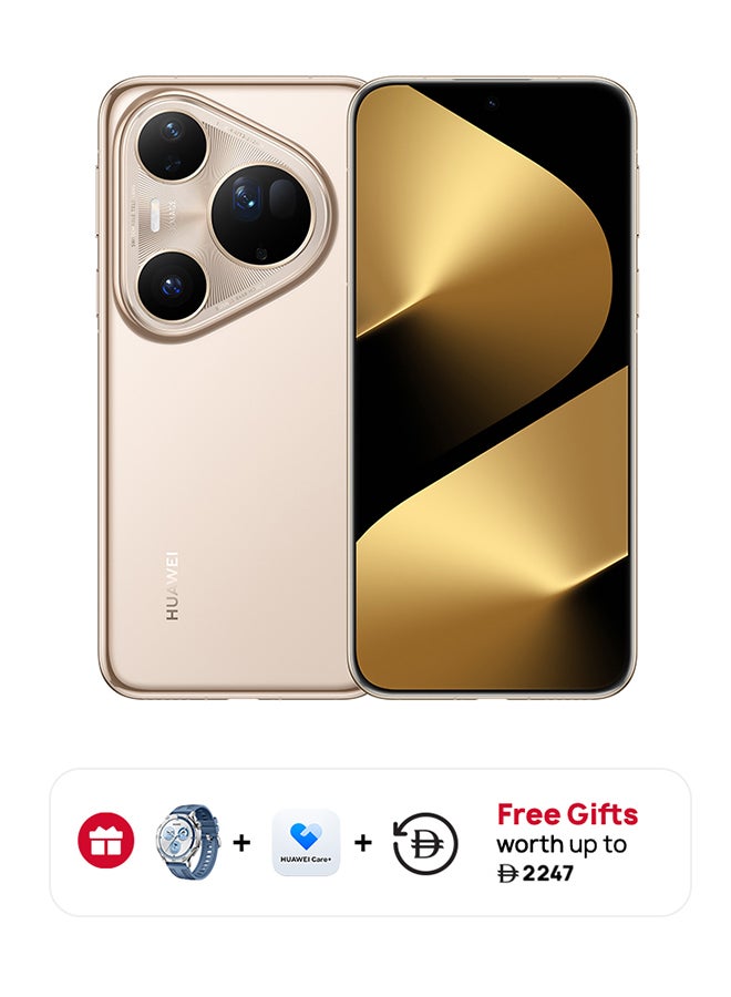 HUAWEI Pura 80 Ultra Dual SIM Prestige Gold 16GB RAM 512GB + Huawei Watch GT5 + 15 months Huawei Care+ - Middle East Version - Image 1