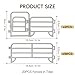 THINKBAY 20PCS Large Farm Animal Corral Fence Toys with 2 Gates Fences for Kids Boys Girls Educational Farm Animal Cake Toppers for Toddlers Children - Image 4