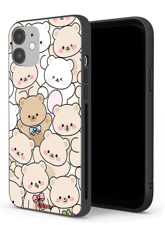 Tolwak Apple iPhone 12 Protective Case Bears Pattern - Image 1