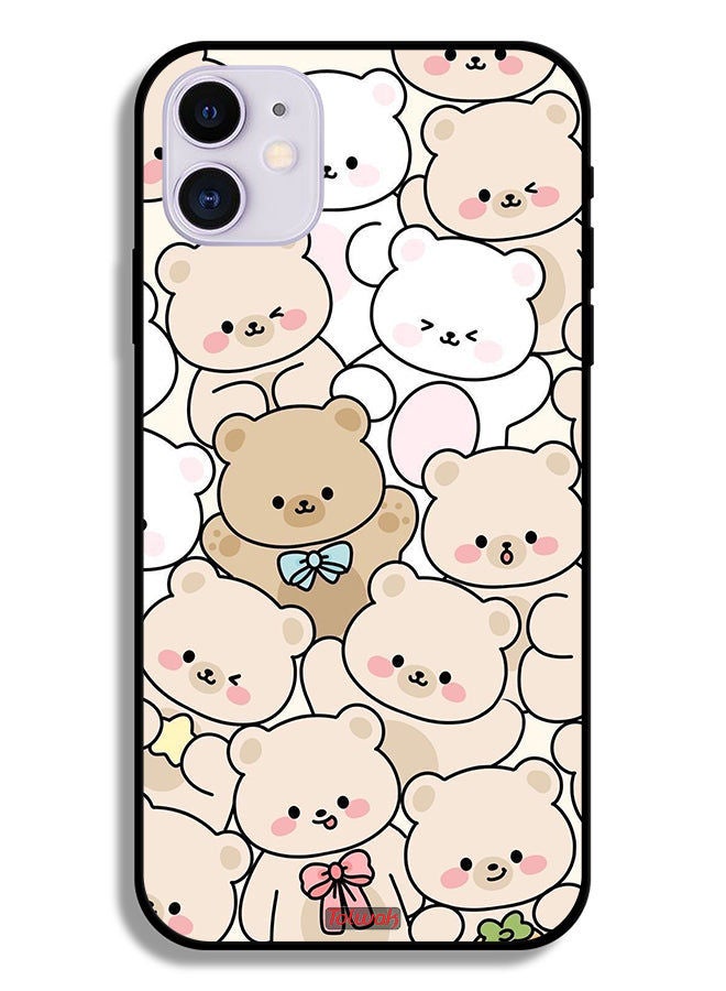 Tolwak Apple iPhone 12 Protective Case Bears Pattern - Image 2