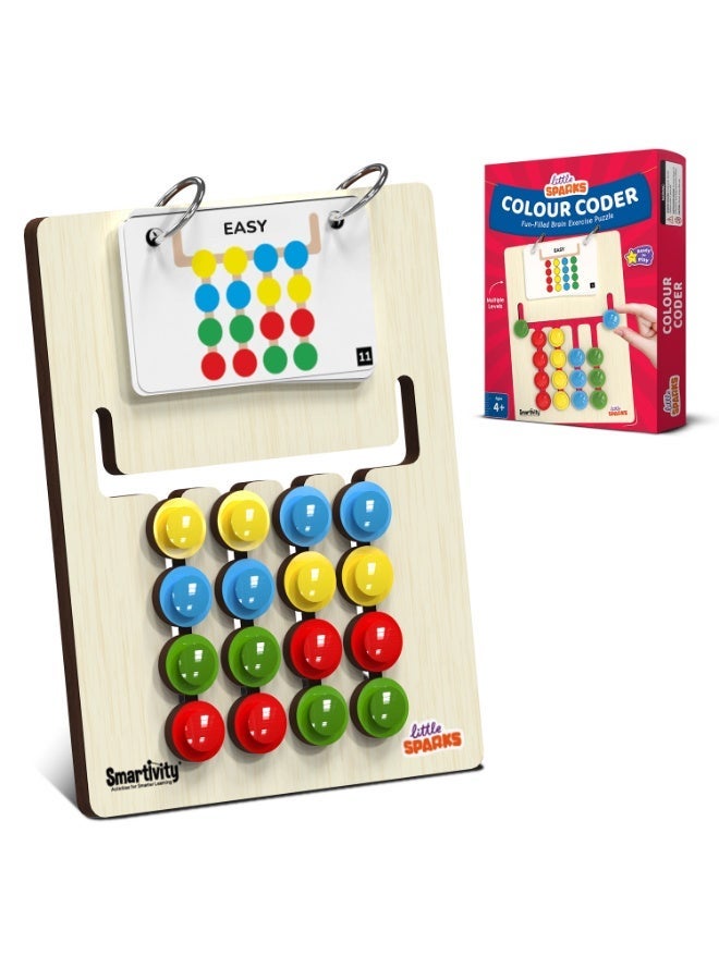 Smartivity Kids Montessori Slide Puzzle I Color & Pattern Matching Learning Toys for Kids 4-8 Years I Birthday Gift for Boys&Girls I Educational Activity Toy for 4,5,6,7,8 I Travel Friendly - Image 1