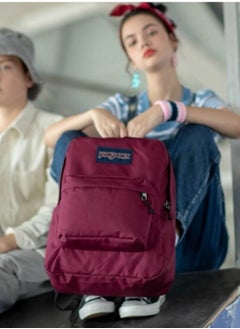 JANSPORT JanSport SuperBreak Classic Casual Backpack Back to School Bag 26L - Burgundy Red  - Image 3