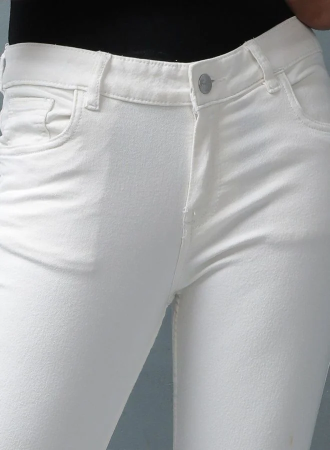 Freehand  Women Bootcut Solid High Rise Jeans  | Best Price UAE