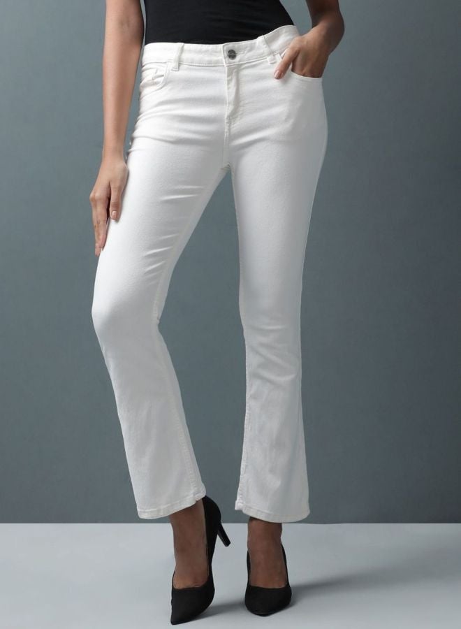 Freehand Women Bootcut Solid High Rise Jeans - Image 1